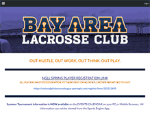 Tablet Screenshot of bayarealaxclub.org